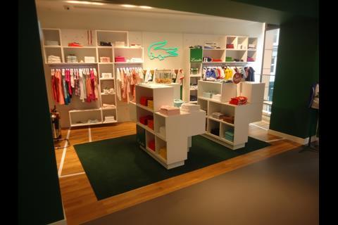 Lacoste has opened its largest store to date, in Knightsbridge.